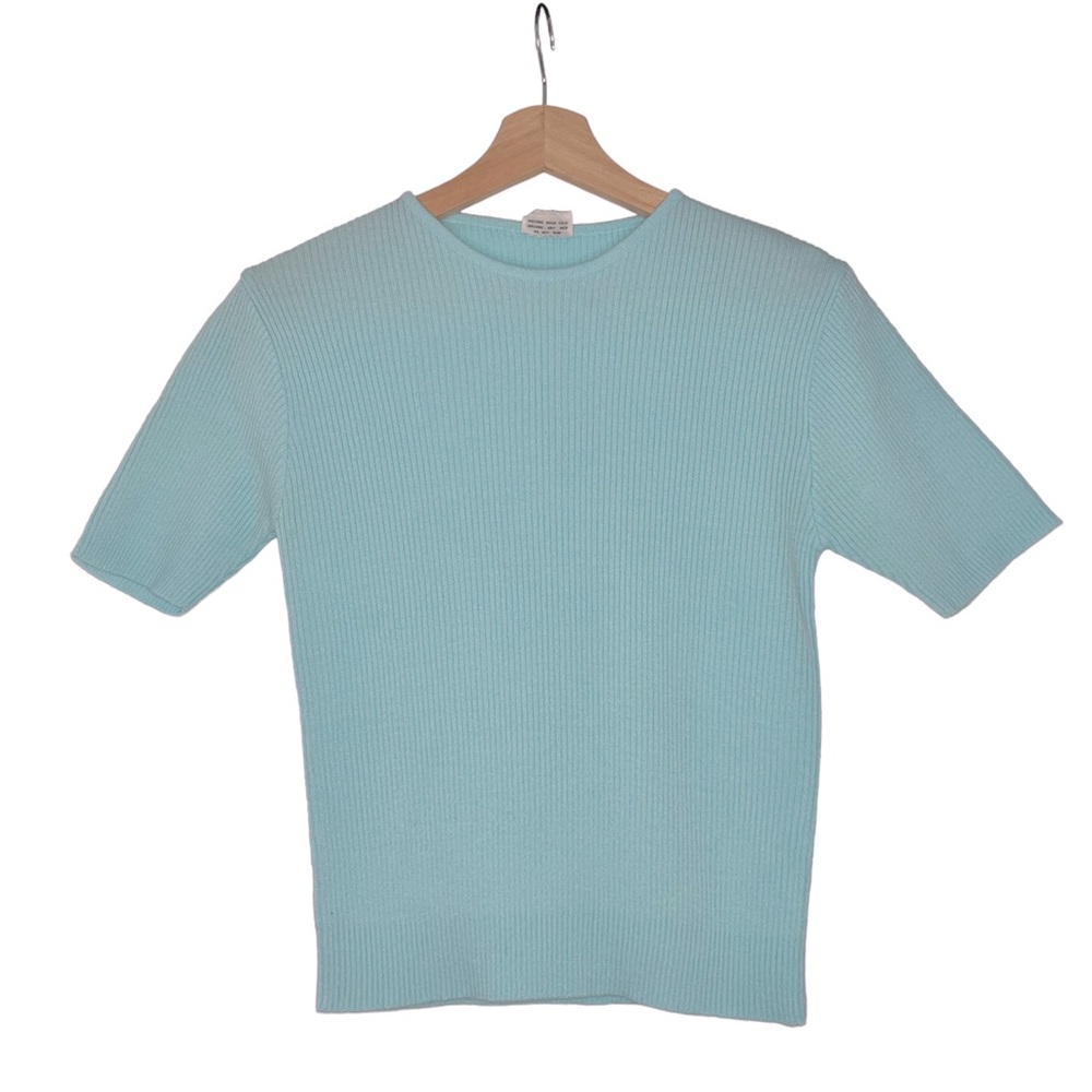 Sabra blouse - size Large - Celeste color